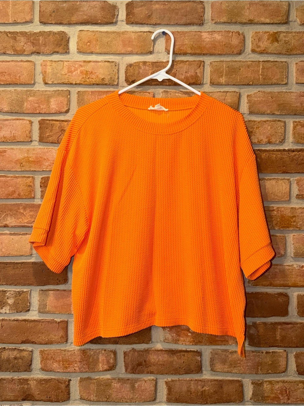 Sewn & Seen Orange Top | Women’s Size Large